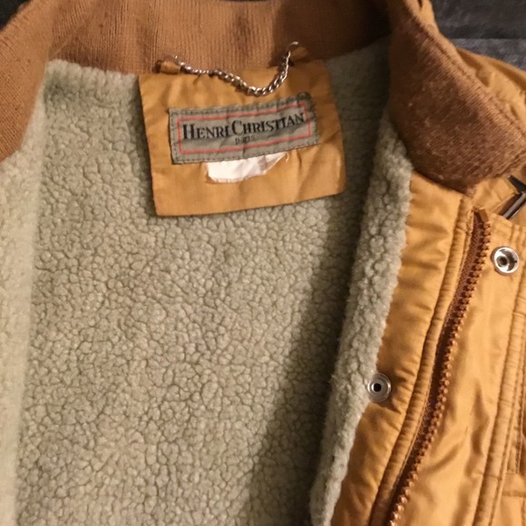 Henri Christian Paris vintage 6 pockets mens cargo bomber jacket - Picture 11 of 12